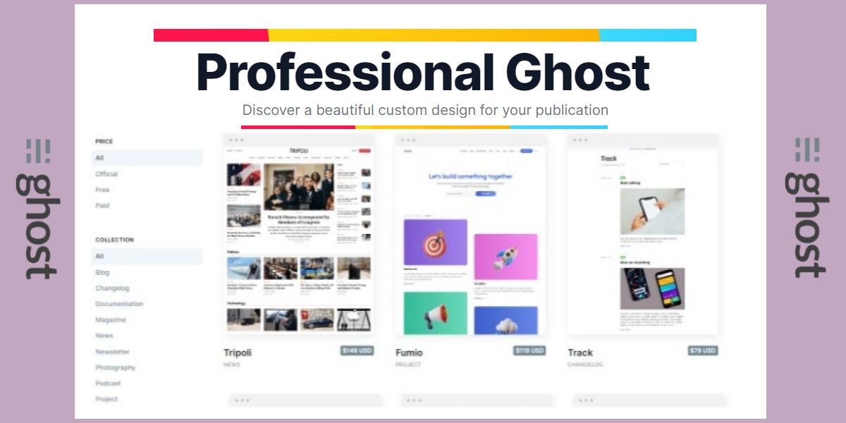Esempio Ghost CMS: la migliore piattaforma nel 2022 per fare blogging